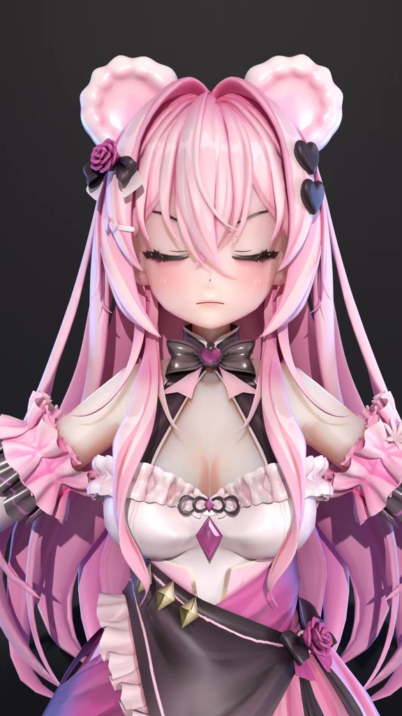 オリジナル3Dモデル【小丑熊】