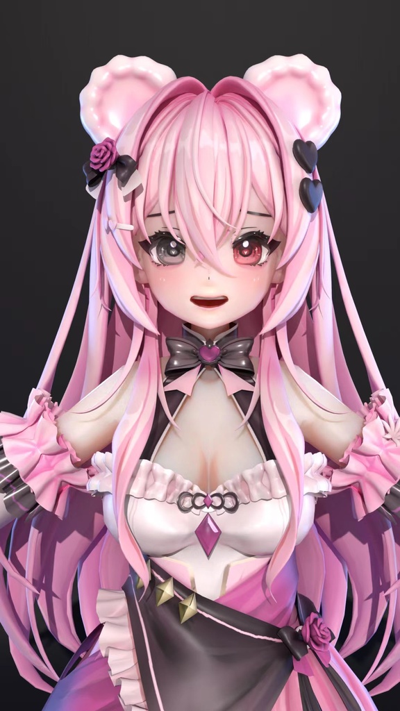 オリジナル3Dモデル【小丑熊】