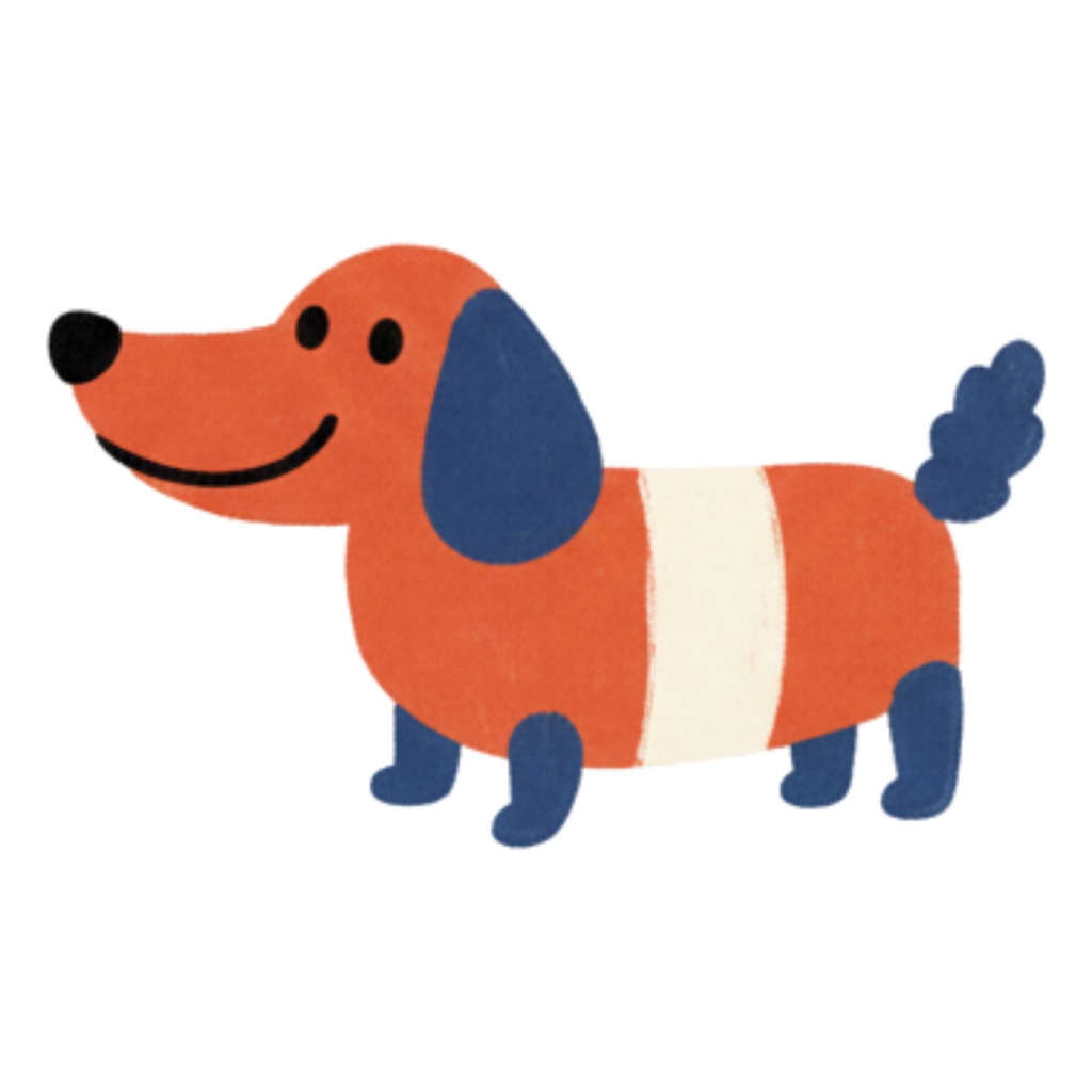 絵本から飛び出した! まんまる動物たちのクリップアート10set