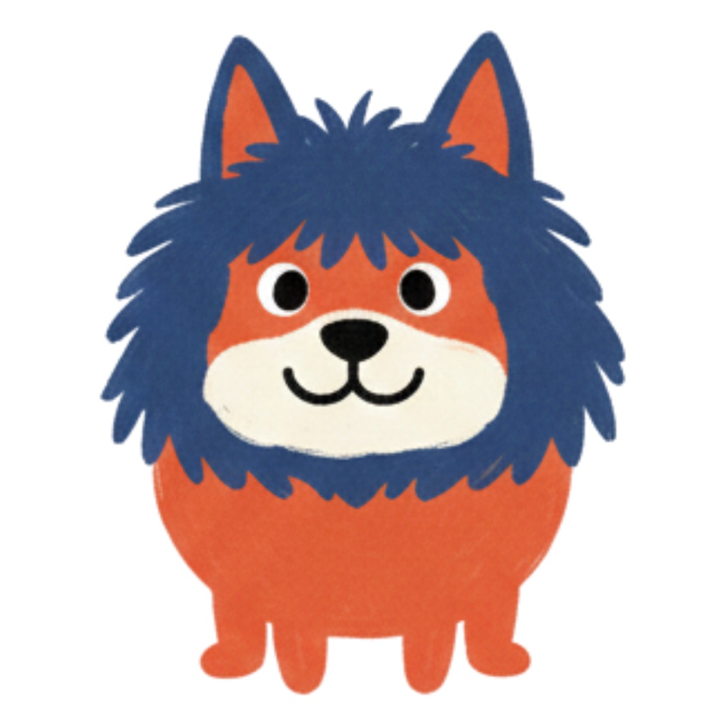 絵本から飛び出した! まんまる動物たちのクリップアート10set