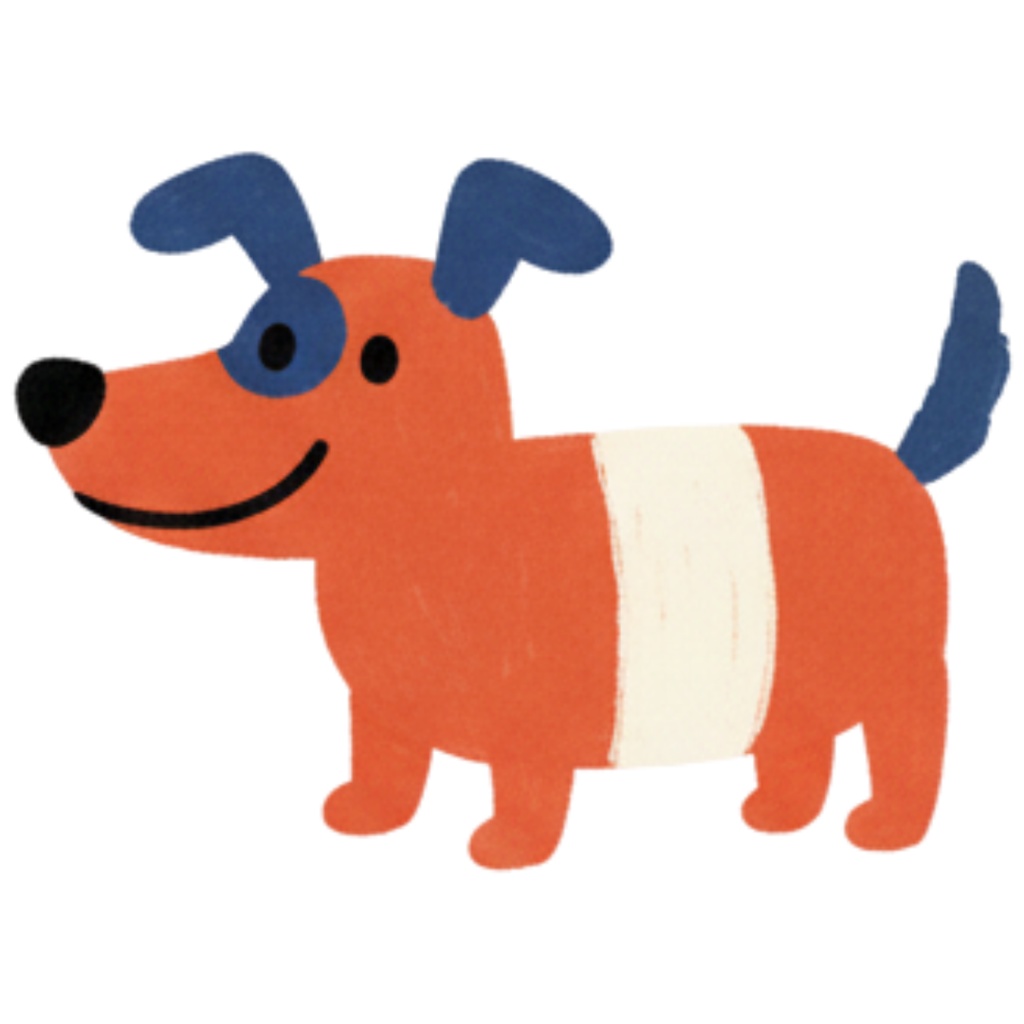 絵本から飛び出した! まんまる動物たちのクリップアート10set