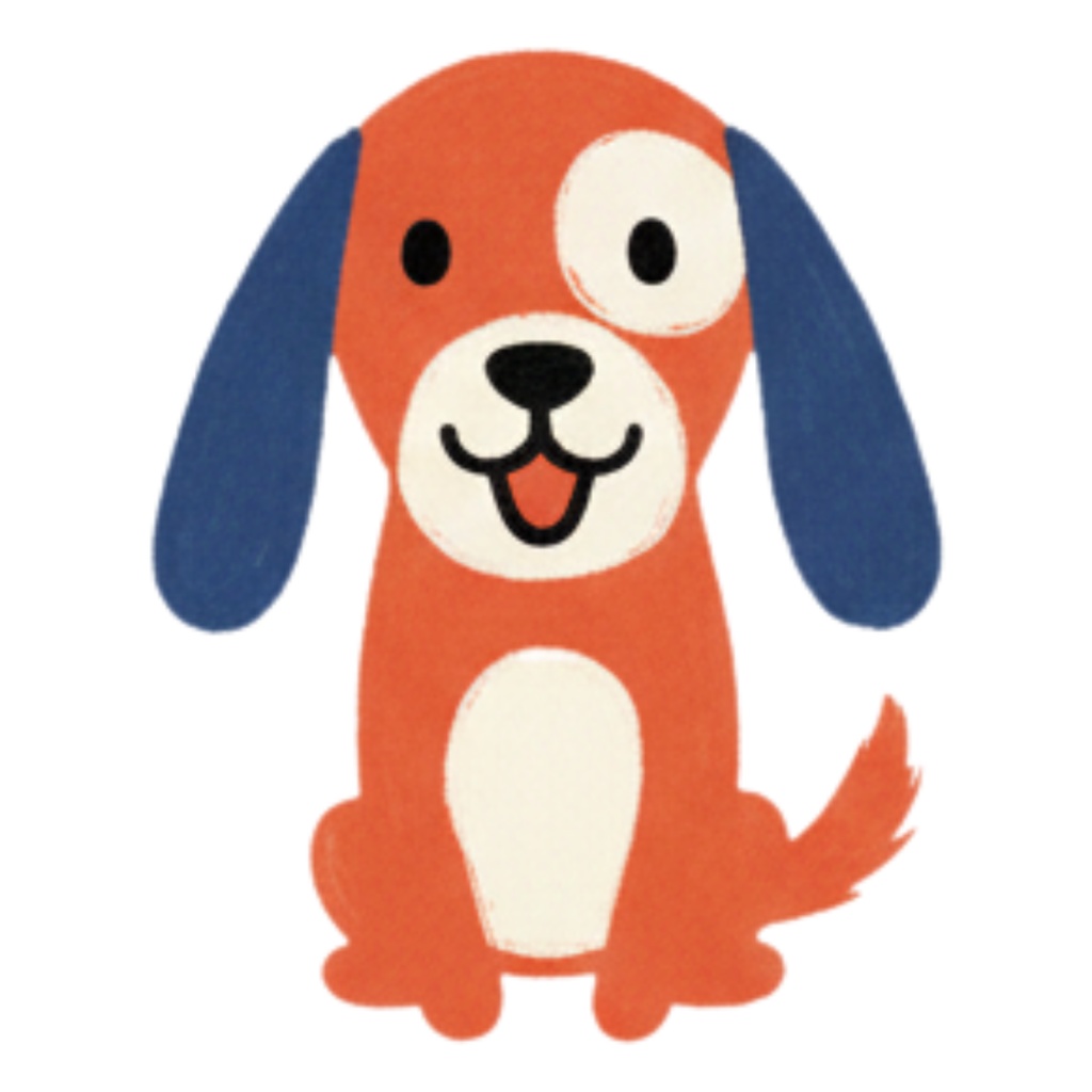 絵本から飛び出した! まんまる動物たちのクリップアート10set