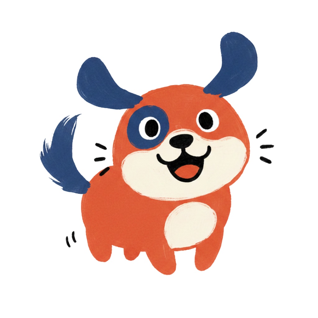 絵本から飛び出した! まんまる動物たちのクリップアート10set