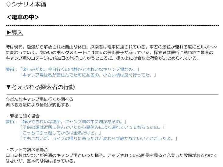 「夢日記」シナリオ/台本/シナリオ台本セット(クトゥルフ神話TRPG) SPLL:E194186