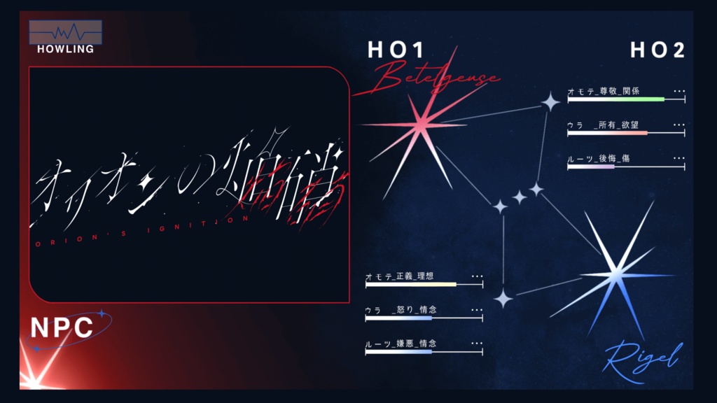 【本文無料】エモクロアTRPG「オリオンの焔硝」