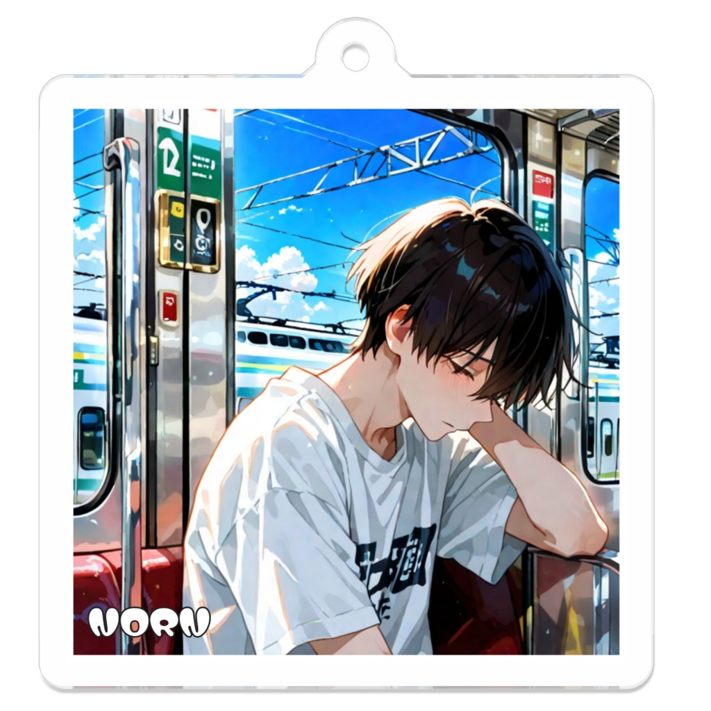電車A - アクリルキーホルダー