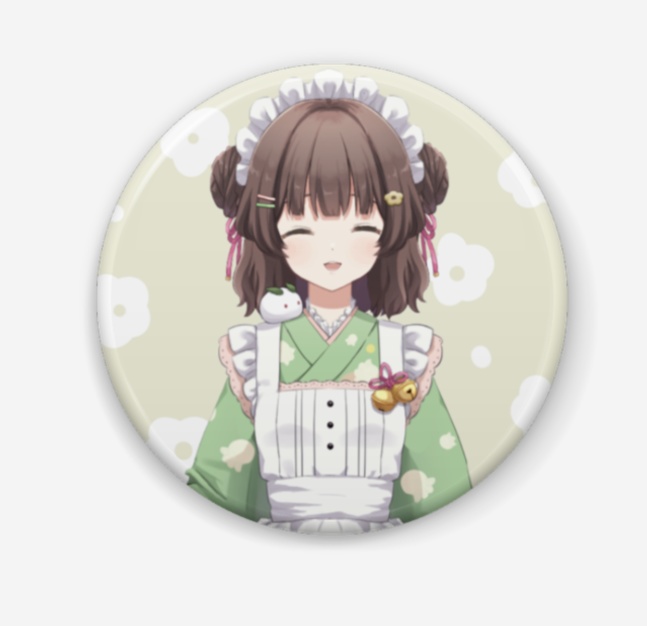 缶バッジ　白