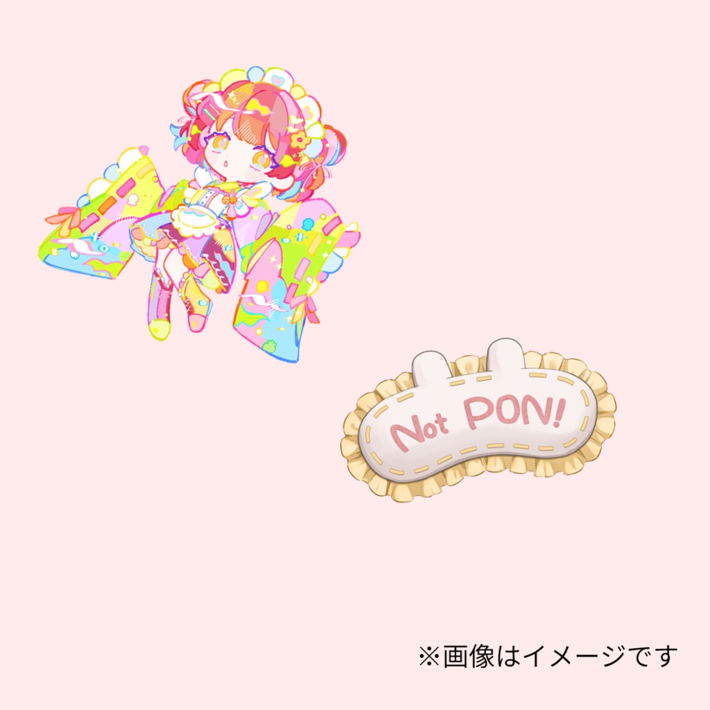 2周年記念ダイカットシール
