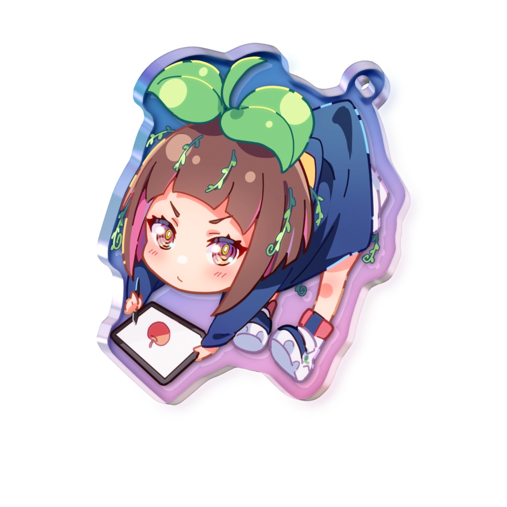 【令和8年度最新版】絵葉ましろ ぶら下がりアクリルキーホルダー 2.0【オーロラVer】