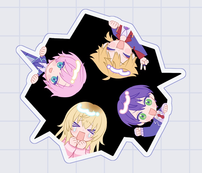 【非公式】ハピトリステッカー