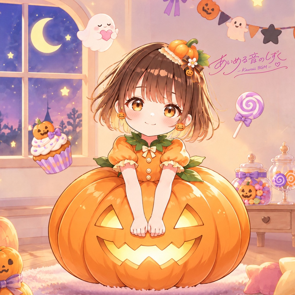 フリーBGM「ハロウィンのおやつ時間」配信用・作業用