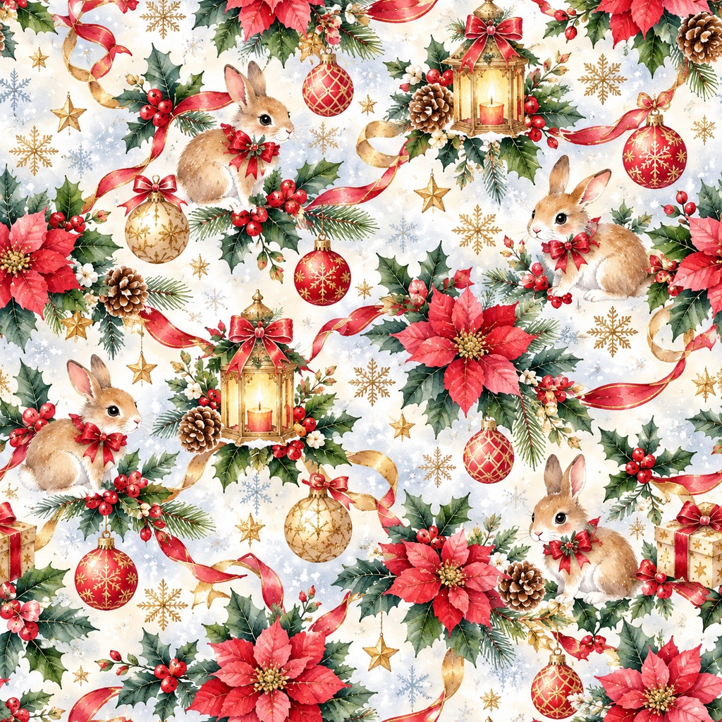 The Christmas Bunny and the Light of Happiness クリスマスのうさぎと幸せの灯り