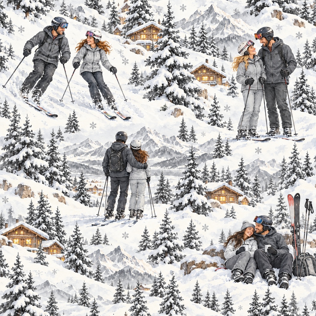 ふたりのスキー日和 A Ski Day for Two