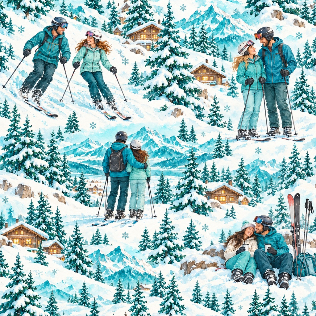 ふたりのスキー日和 A Ski Day for Two