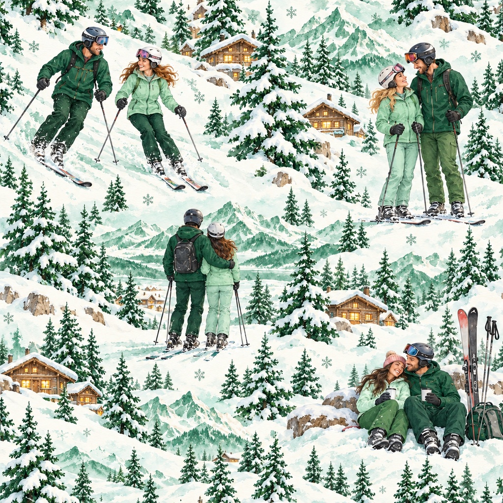 ふたりのスキー日和 A Ski Day for Two