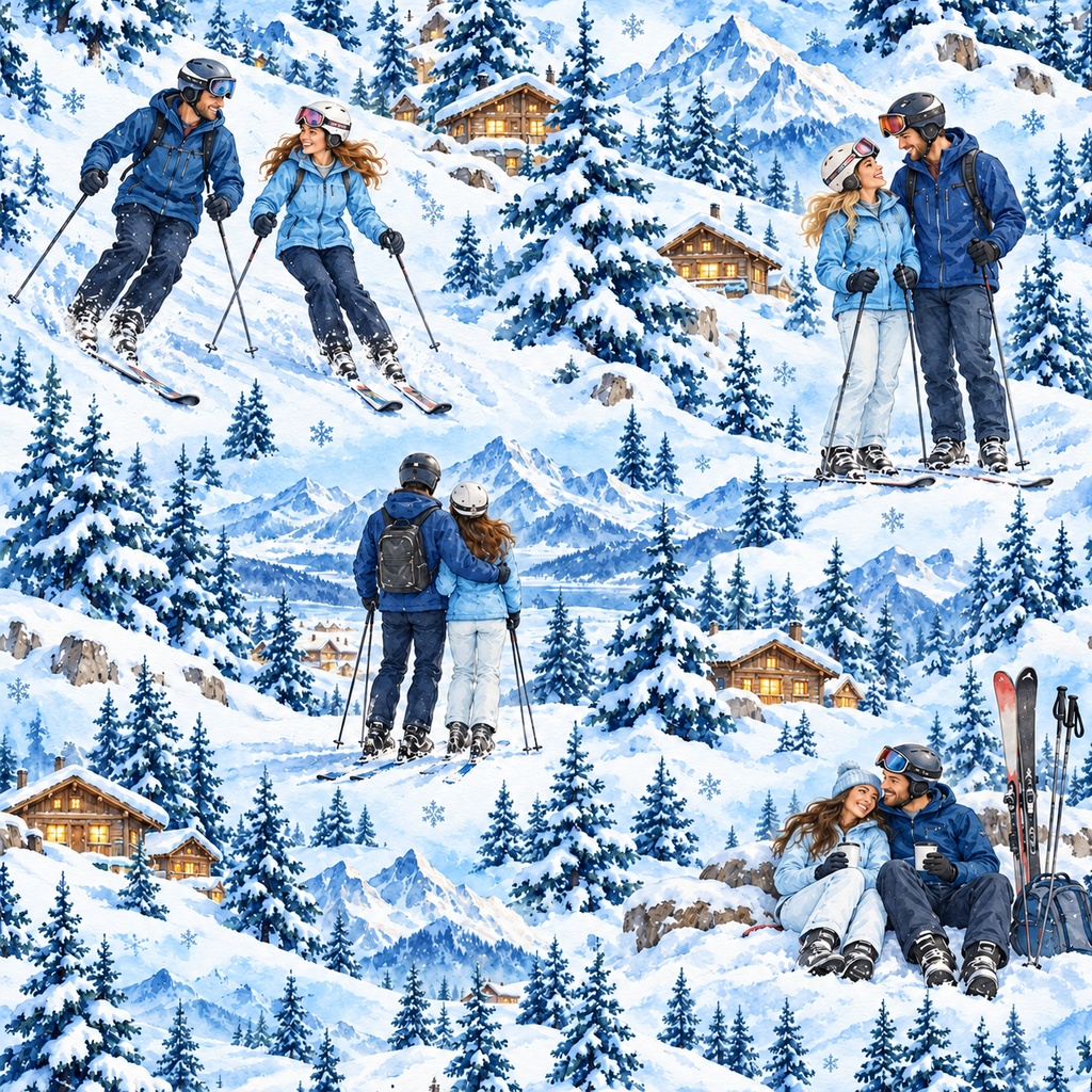 ふたりのスキー日和 A Ski Day for Two
