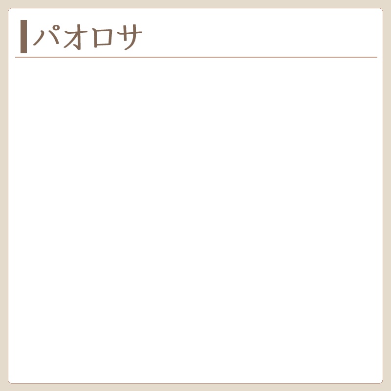 パオロサ　製作実績
