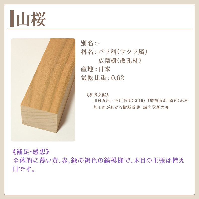 山桜　製作実績