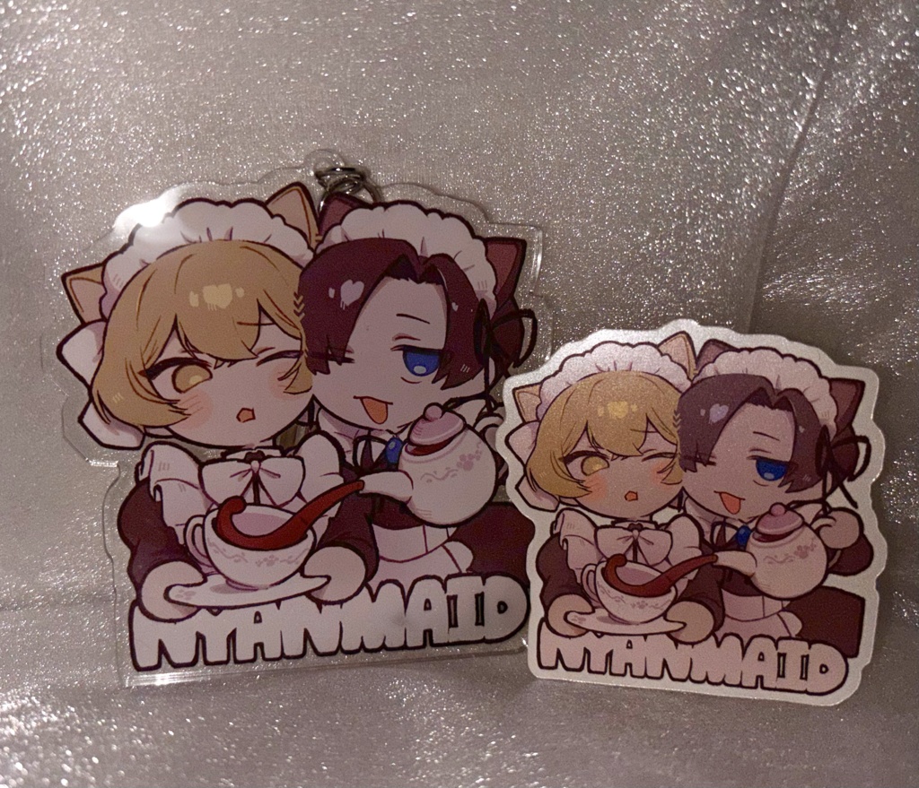 NYAN MAID アクキー＋シール