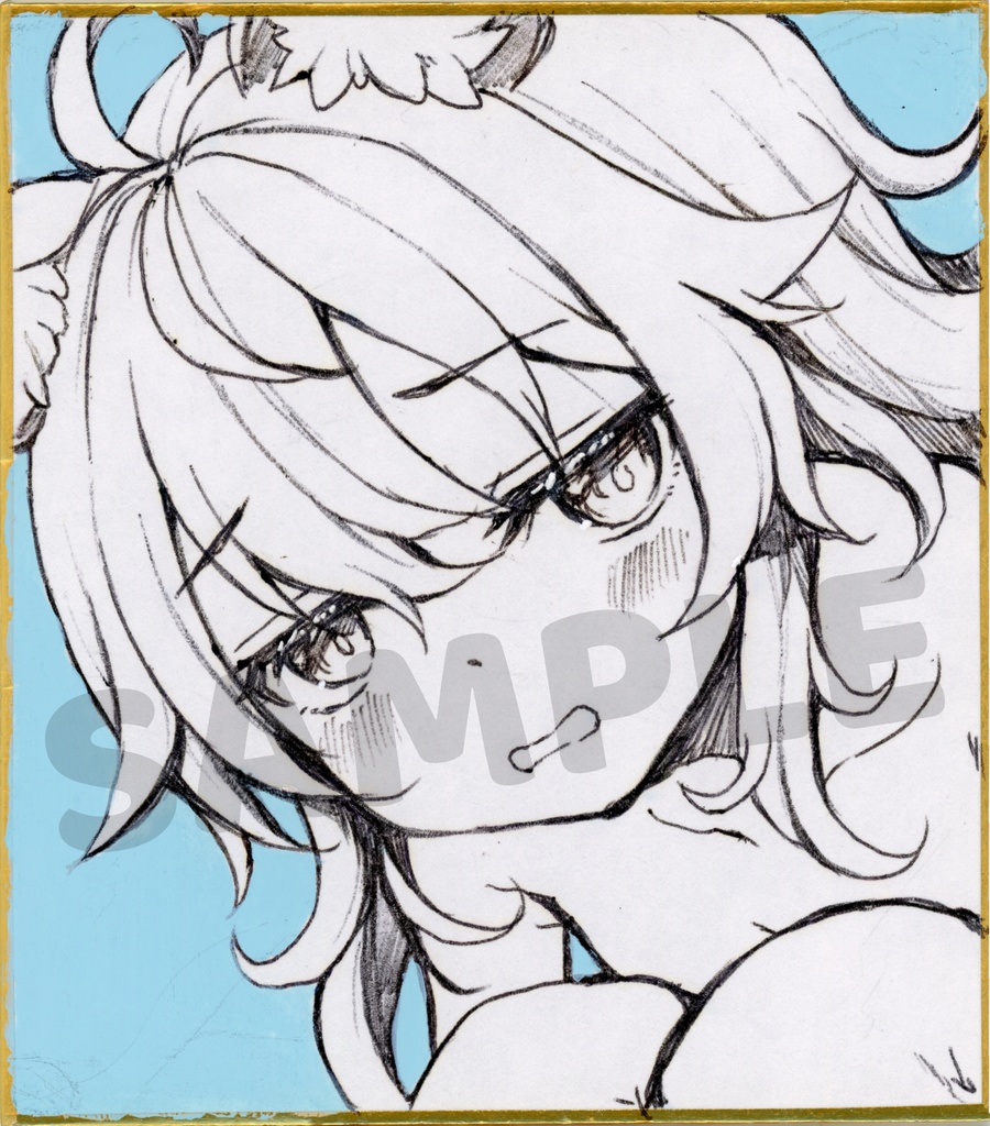 【アナログ原画】鬼灯そそぐ【オリジナル】