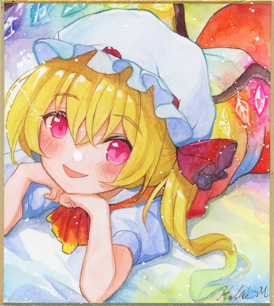 【アナログ色紙】フランドール【東方project】