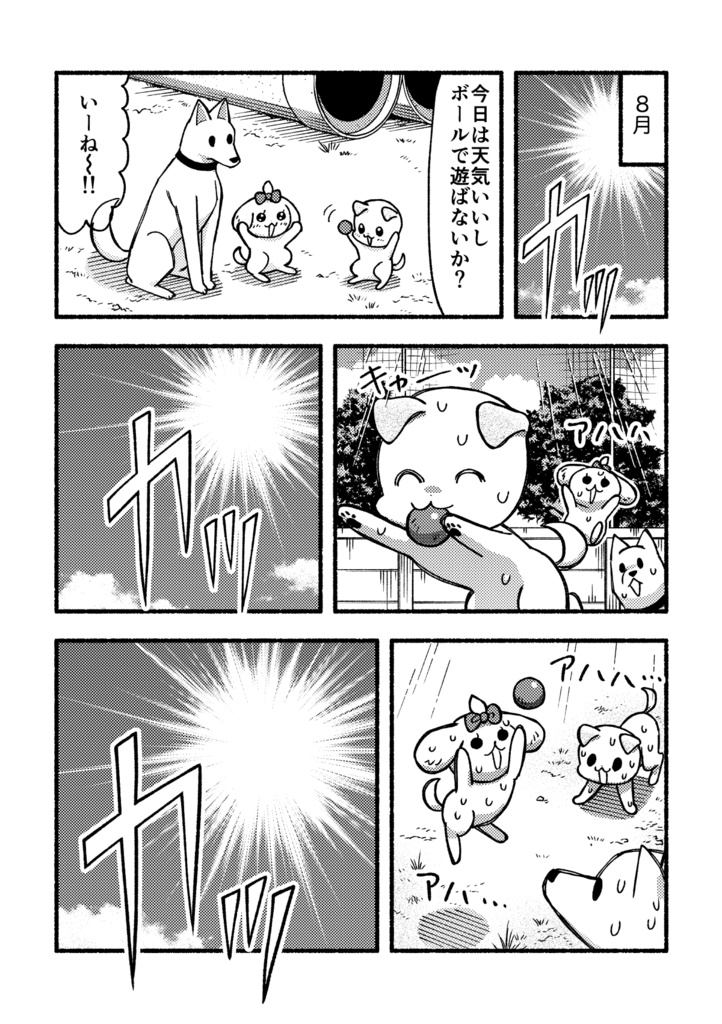 いぬめし夏