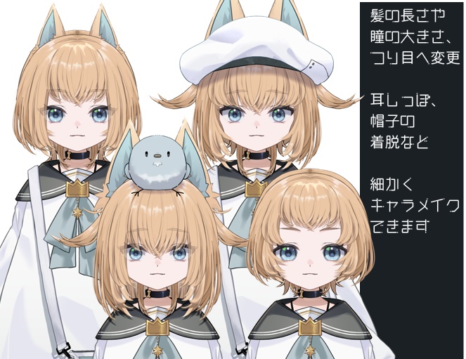 【汎用モデル】カスタムモデル プチちゃん【VTS】