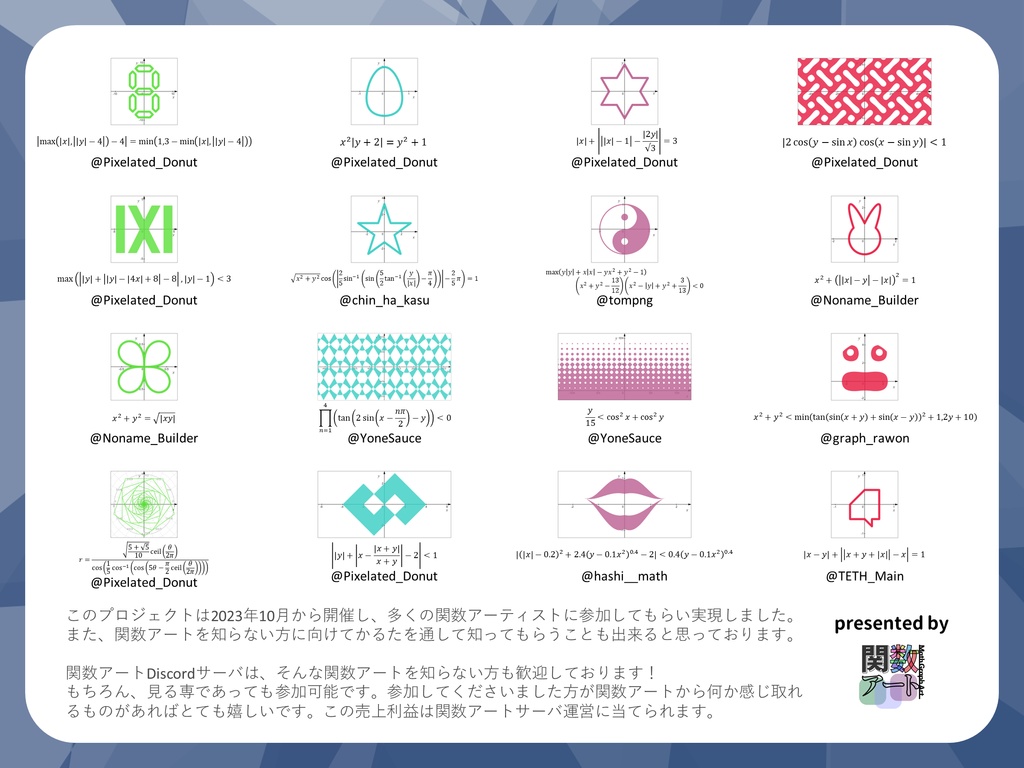 ガチ勢が集めた関数アートかるた