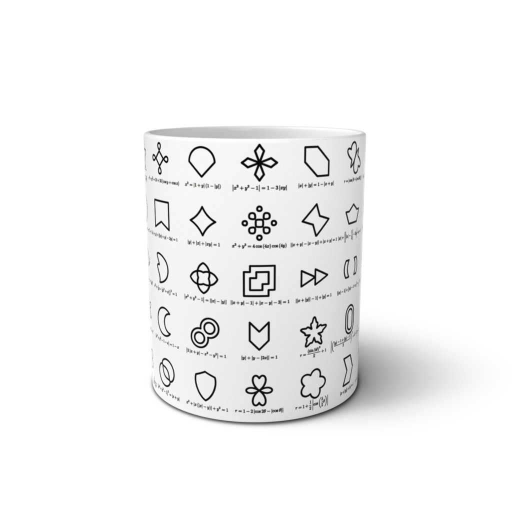 関数アート マグカップ