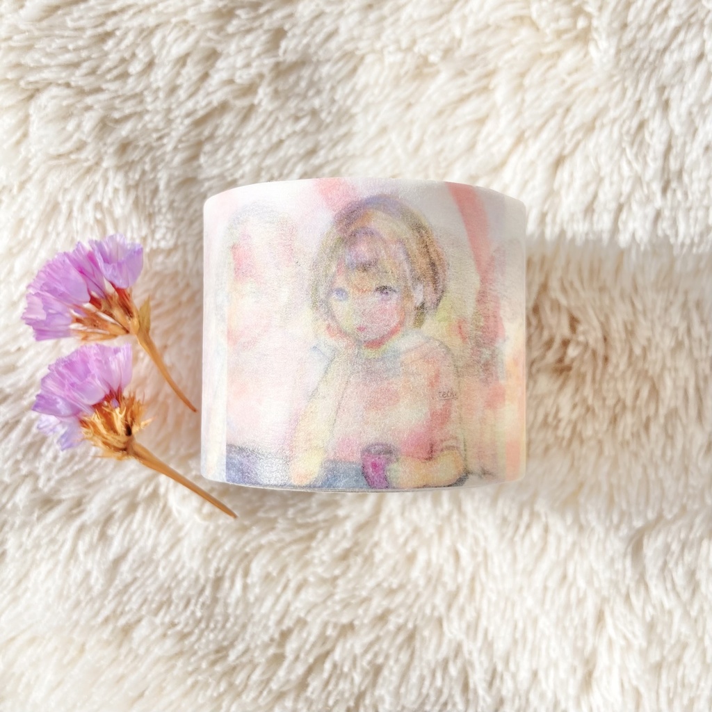 女の子たちのマスキングテープ(ほっこりピンク)