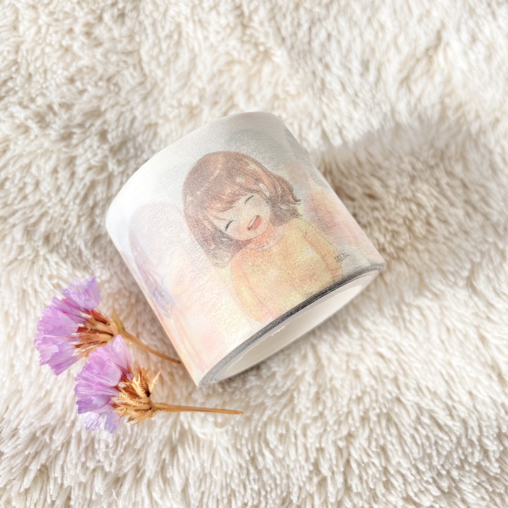 女の子たちのマスキングテープ(ほっこりピンク)