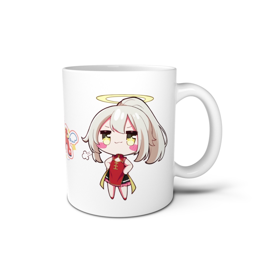 ぺったんマグカップ 【どや&くしゃ】