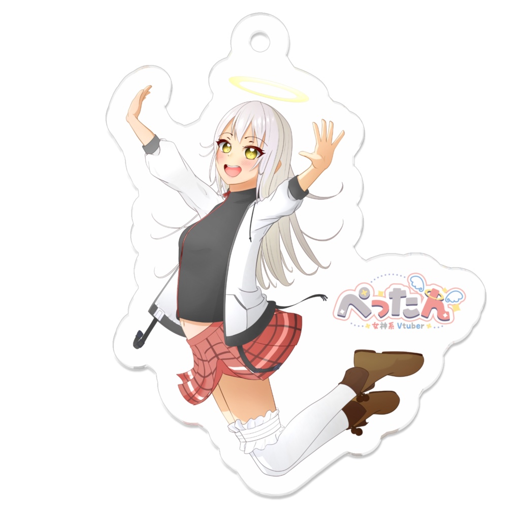 ぺったんアクリルキーホルダー 【じゃんぷ】