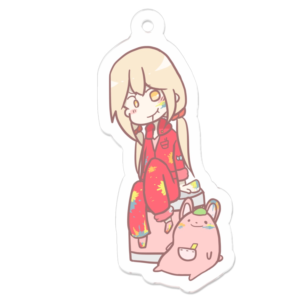 作業着な杏ちゃんストラップ