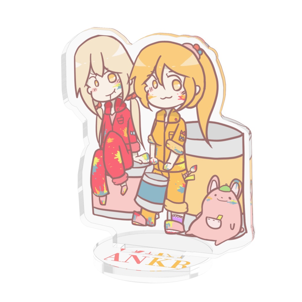 作業着あんきらちゃんアクリルフィギュア
