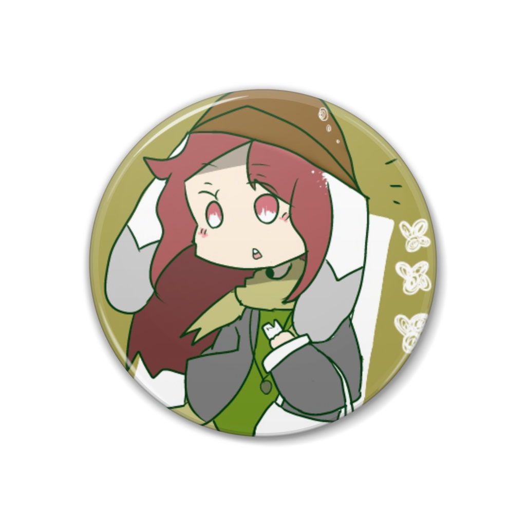 森うさぎの缶バッジ