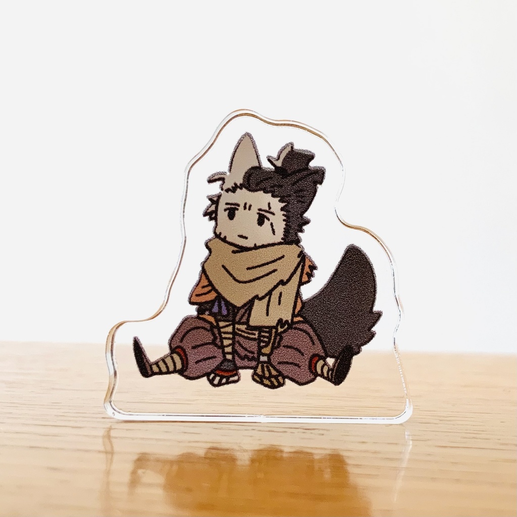 けも耳狼のミニアクリルスタンド