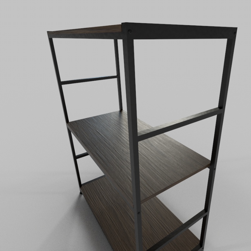 3Dモデル『スチールラック』