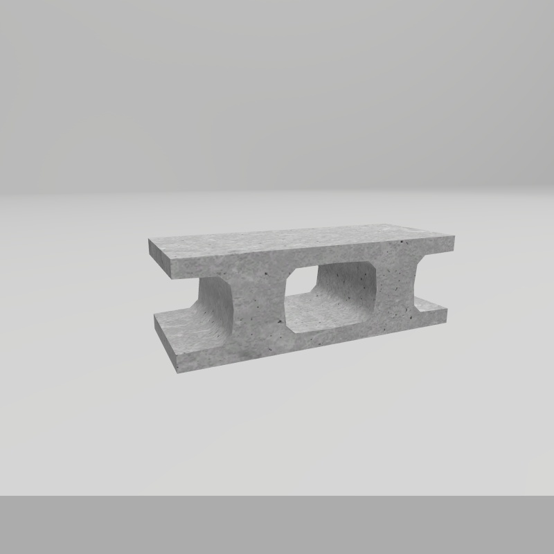 3Dモデル『コンクリートブロック』