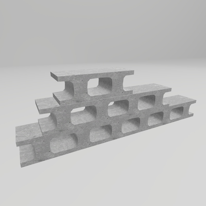 3Dモデル『コンクリートブロック』