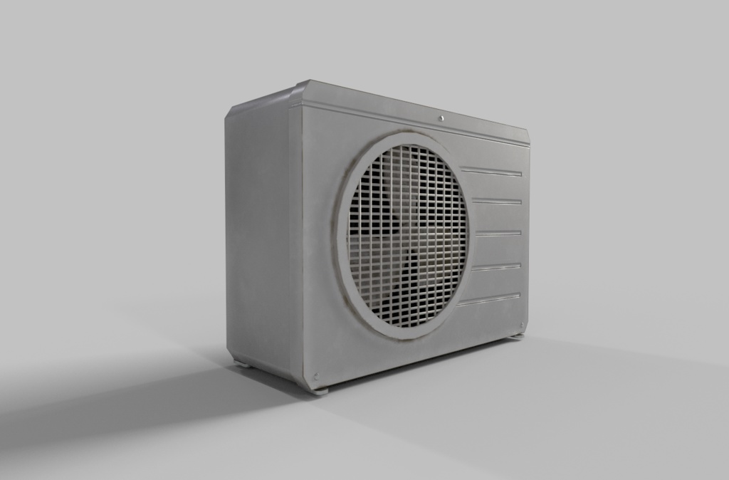 3Dモデル『室外機』