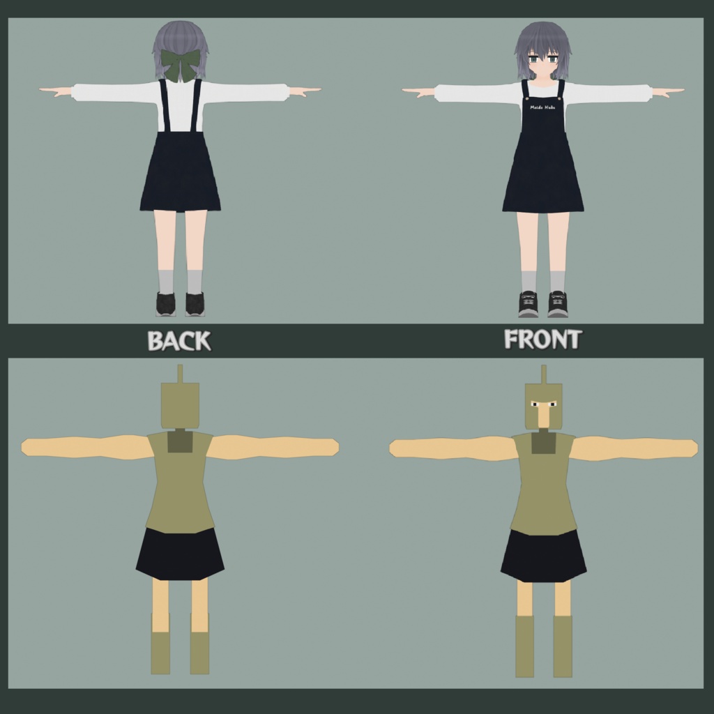 オリジナル3Dモデル「スパルタ兵&ラピス」