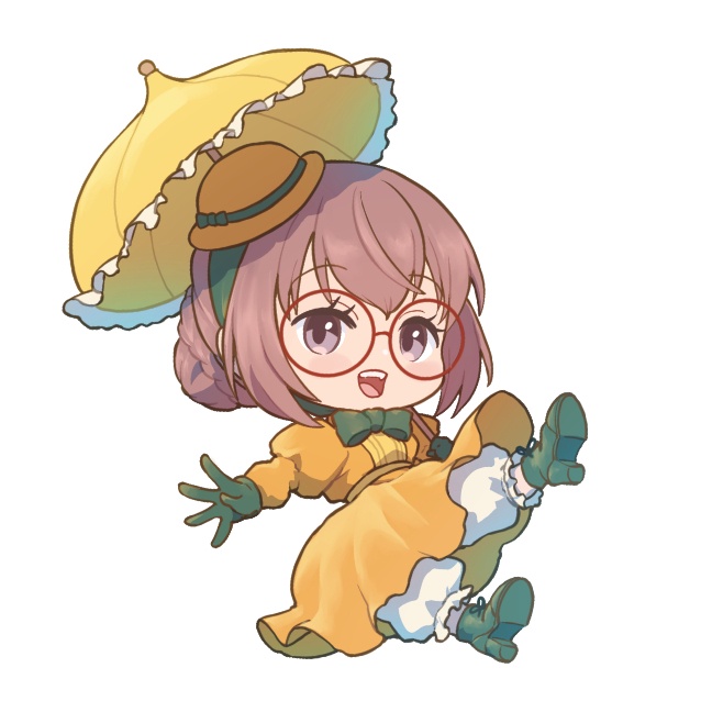 さちメリーポピンズ風アクリルキーホルダー