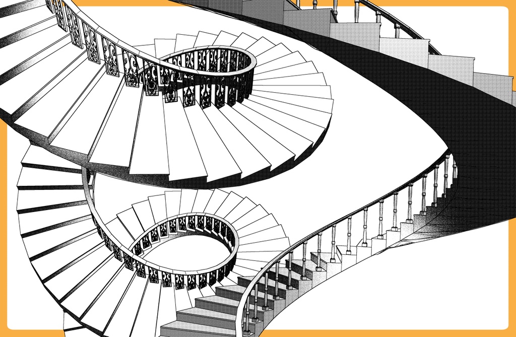 螺旋階段 2種類