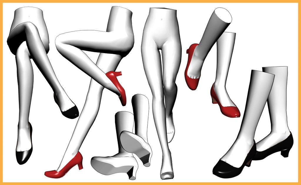 ドレスシューズ6+下半身