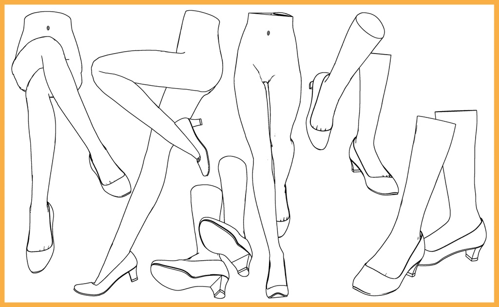 ドレスシューズ6+下半身