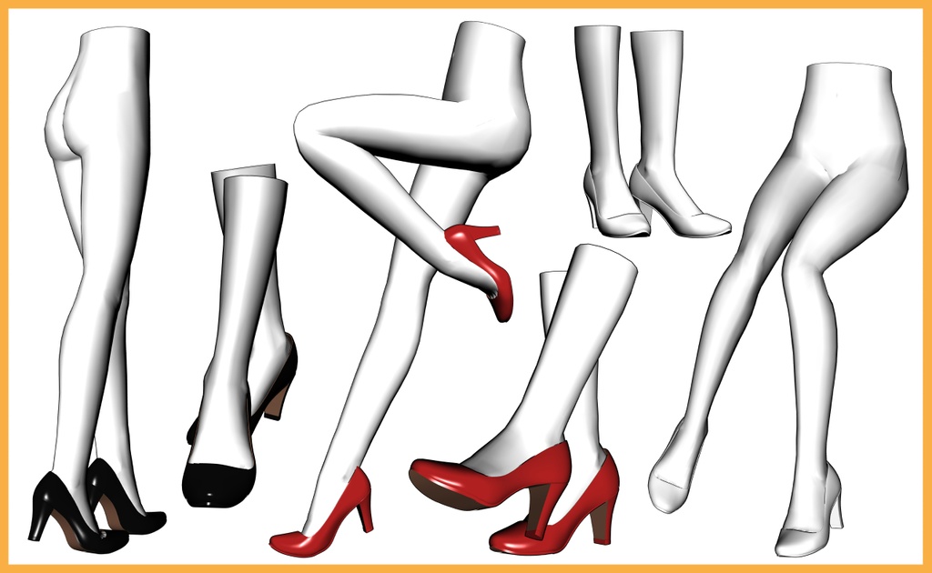 ドレスシューズ7+下半身