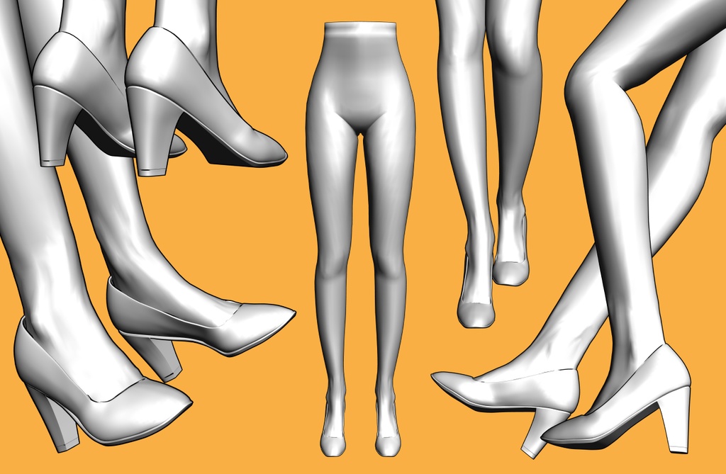 パンプス2+下半身