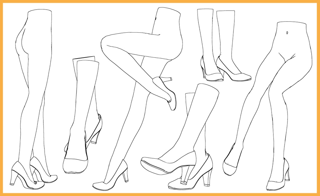 ドレスシューズ7+下半身