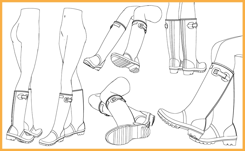 ブーツ29+下半身